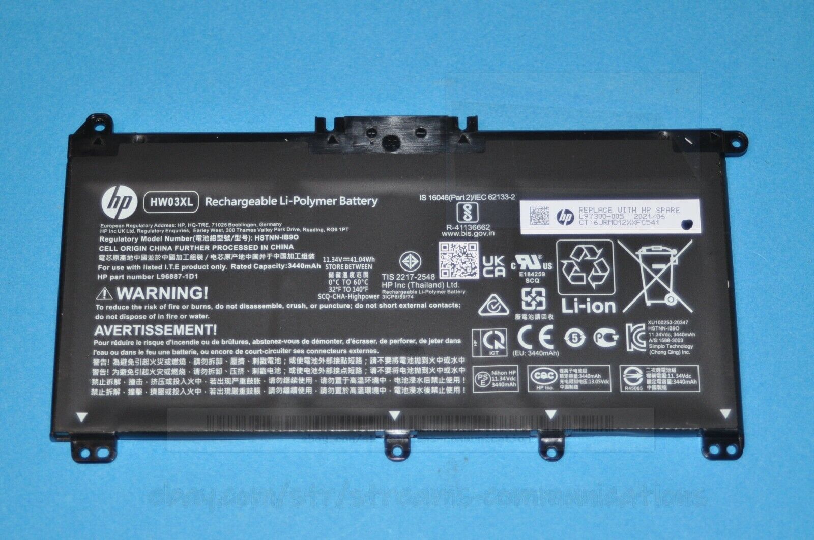 HP 17-CP 17-cp0020nr 17-cp0044nr 17-cp0096nr 17-cp1124od OEM Laptop Battery