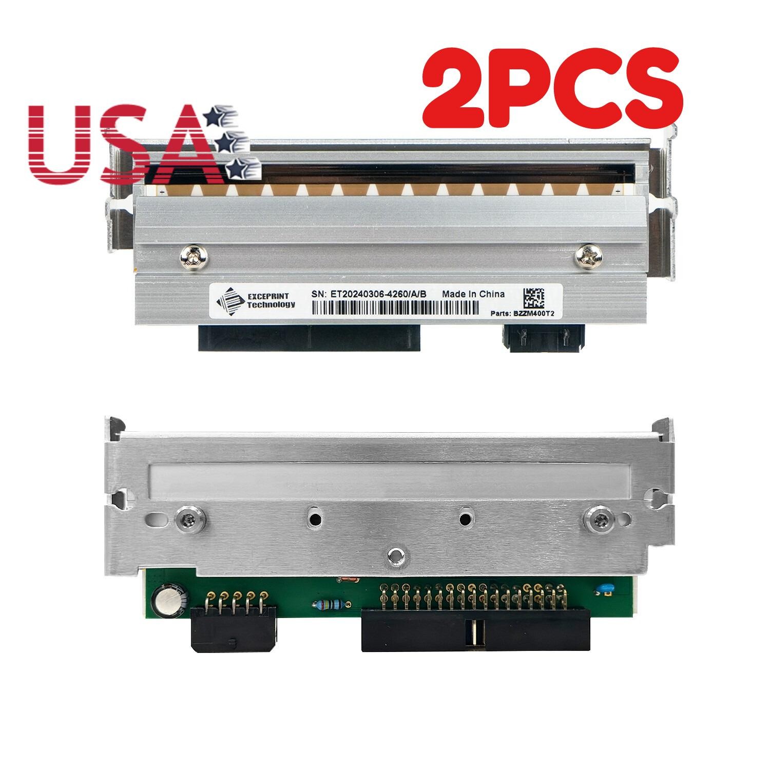 USA 2PCS 79800M Printhead for Zebra ZM400 Printer - 203dpi Precision Print Head