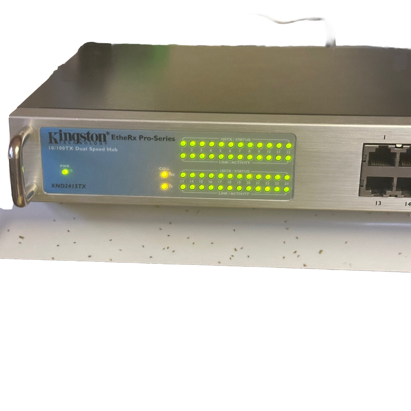 Kingston Pro Network Switch EtheRx Series 24 Port 10/100 Hub  KND24TX