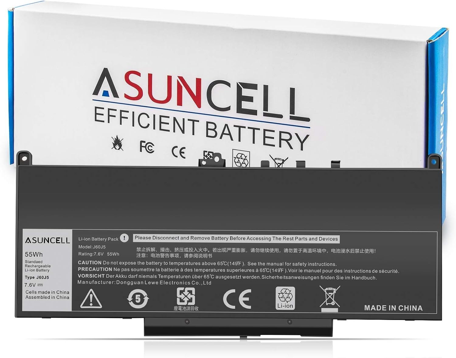 ✅J60J5/7CJRC Battery For Dell Latitude E7270 E7470 7470 7270 MC34Y 242WD 21X15