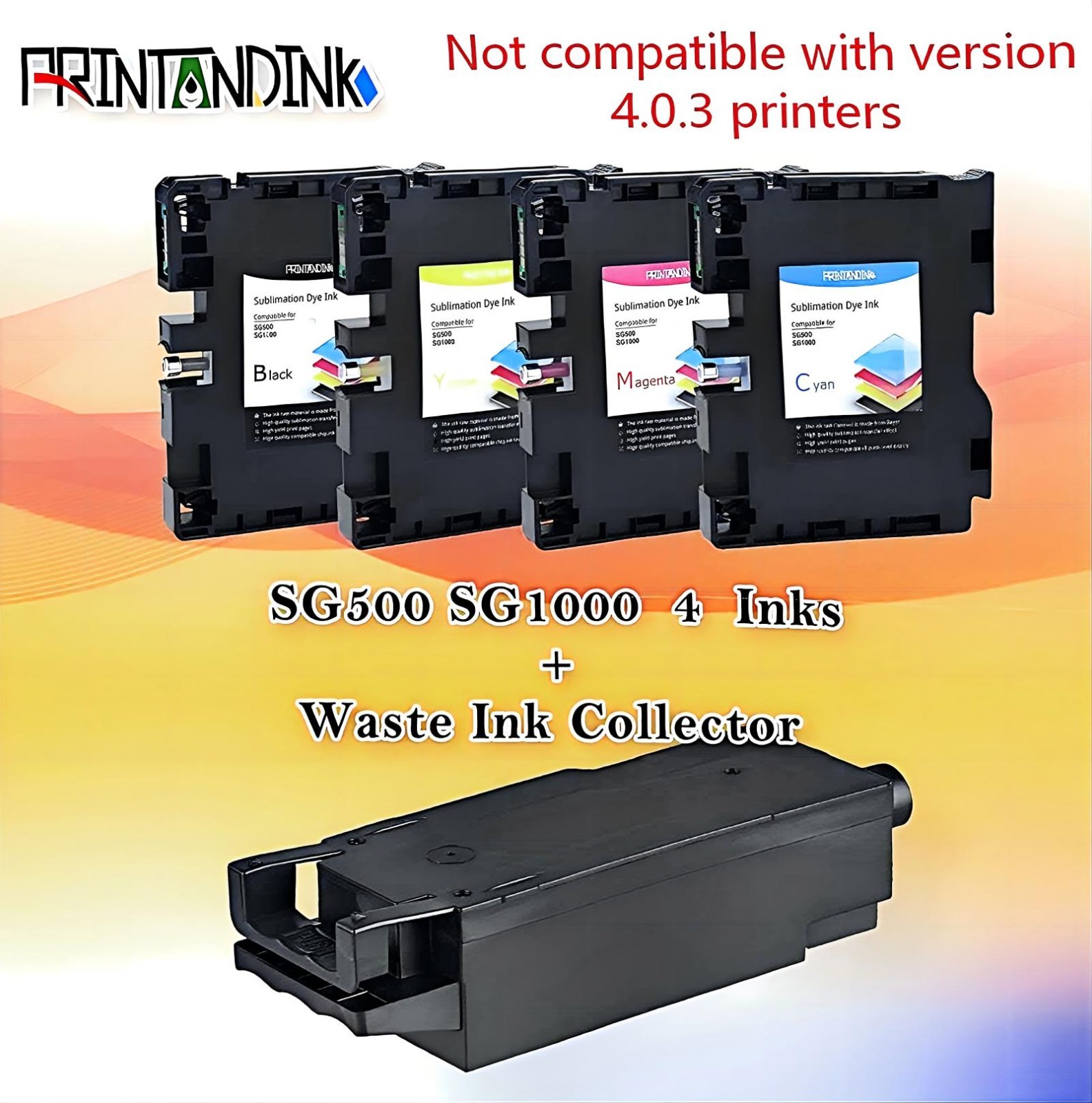 SG500 SG1000 High Definition dye sublimation ink& Ink Tank for Sawgrass Virtuoso