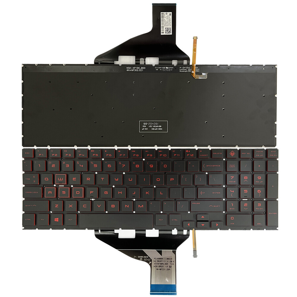 US Red Keyboard Backlight For HP 15-dc0053nr 15-dc0020nr TPN-Q211