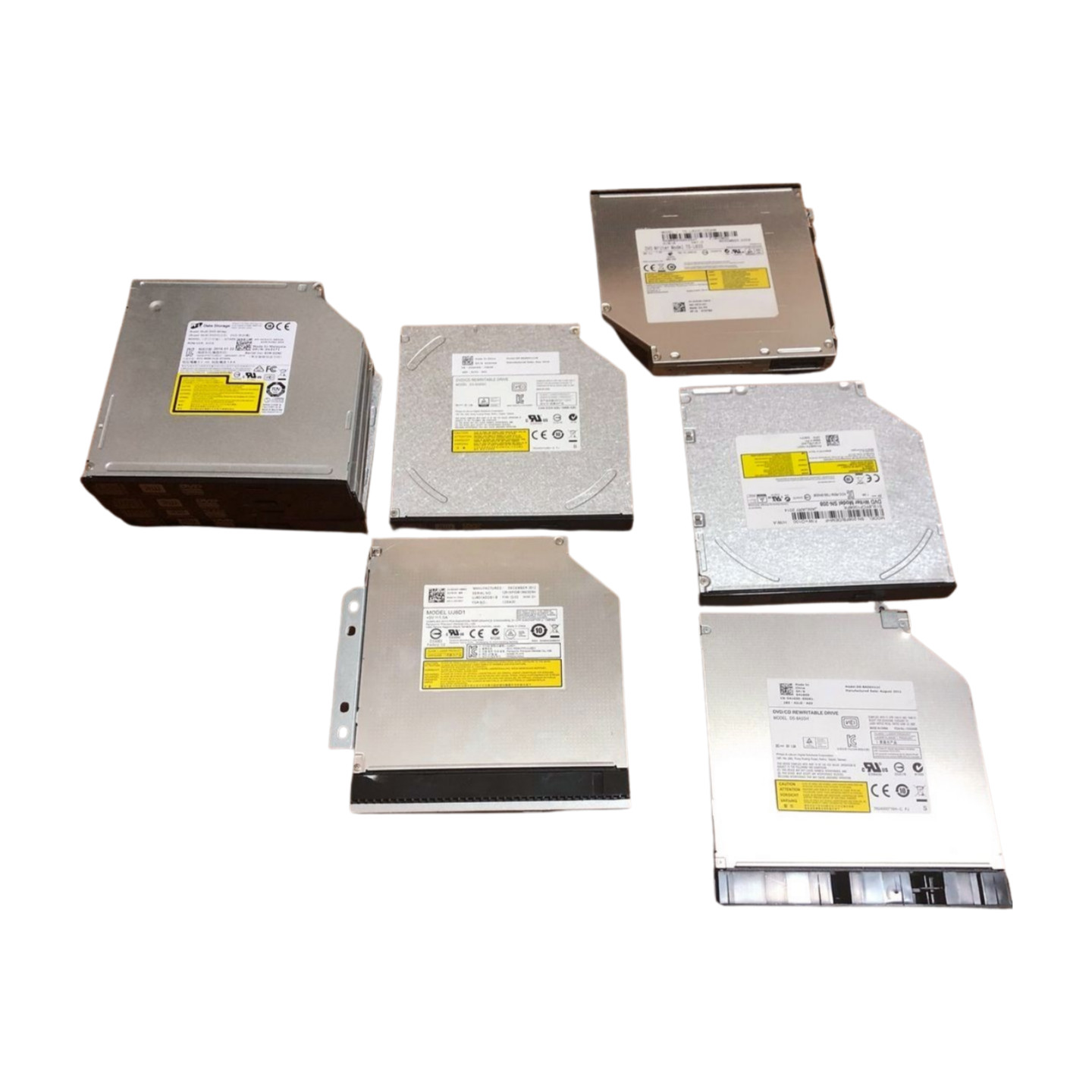 Lot of 9 DVD±RW Optical Drives – GTA0N,SN-208,TS-L633,DS-8ABSH,UJ8D1 DELL/HP