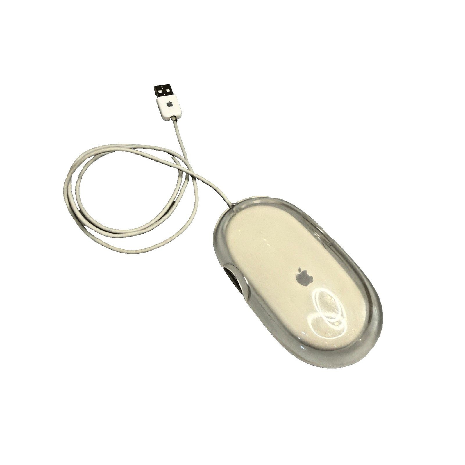 Apple Pro Mouse USB Wired Optical White OEM M5769 Genuine EUC Tested