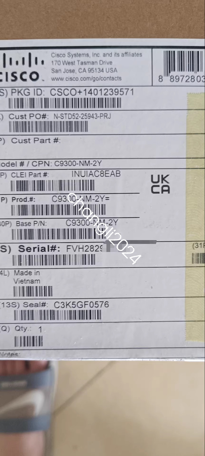 C9300-NM-2Y C9300-NM-2Y= cisco module new Via DHL or Fedex