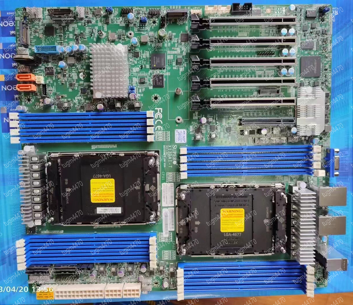 Supermicro X13DAI-T supports 4th generation Intel ® Xeon ® Dual slot LGA-4677--