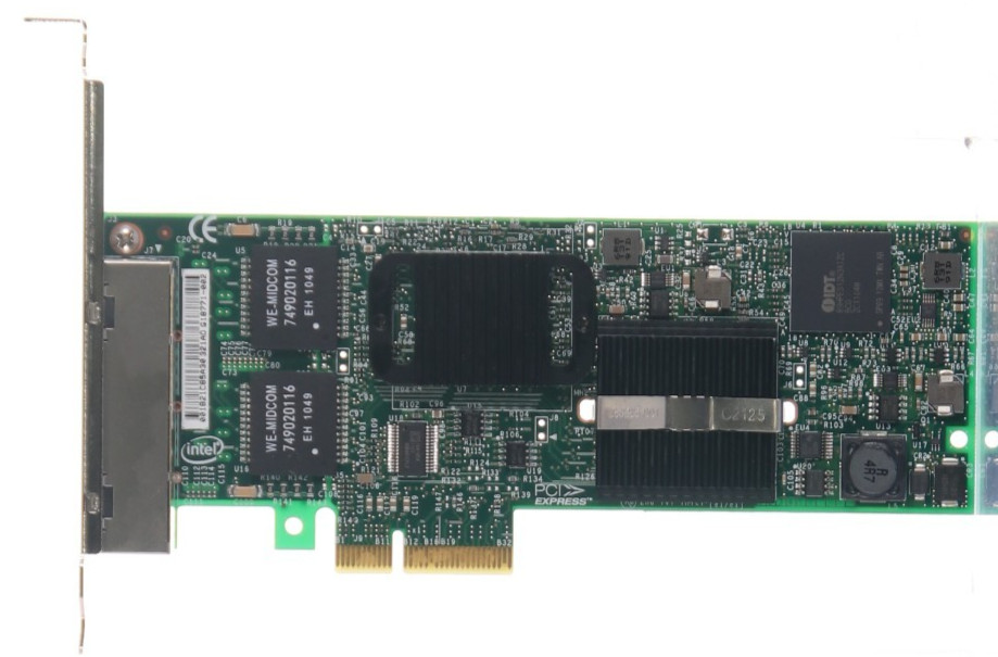 Dell Intel PRO/1000 VT Quad Port 1GbE PCIe NIC HM9JY H092P 0HM9JY 0H092P