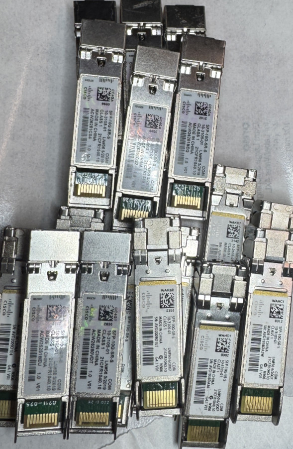 1pc of Cisco SFP-10G-SR-S 10GBASE-SR SFP+ Module - Working pull