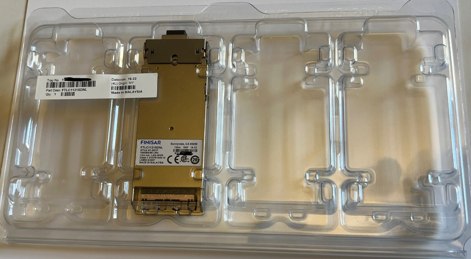 Finisar FTLC1121SDNL CFP2 100GBASE-LR Industrial Temperature (New)