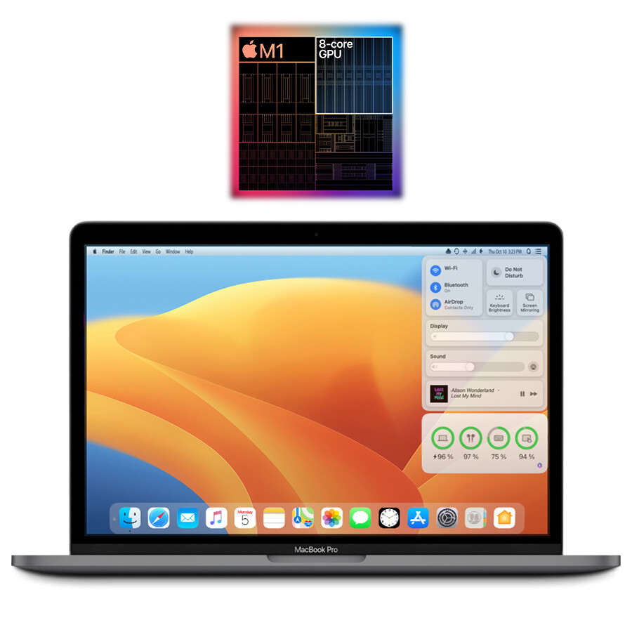 2020 Apple M1 MacBook Pro 13" 16GB/512GB SSD - (Space Gray) A2338 w/Warranty