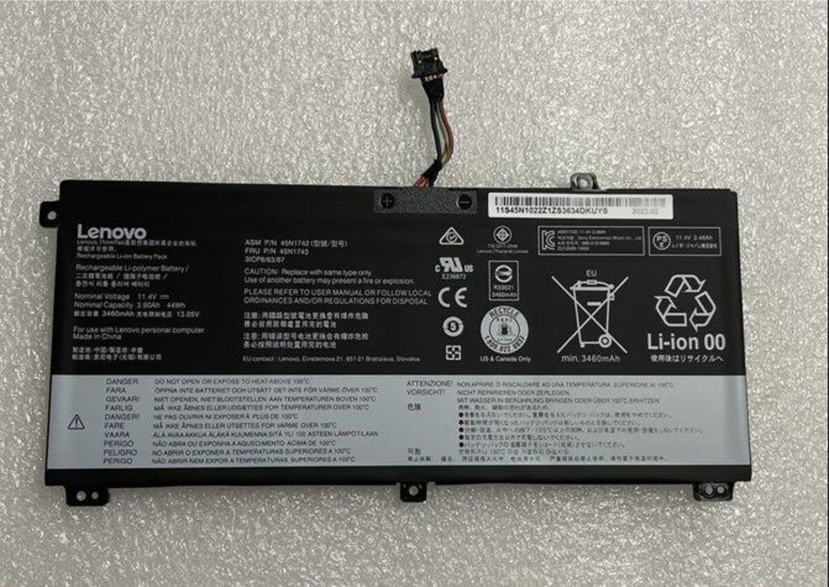 Genuine Battery 00NY639 45N1742 45N1743 For Lenovo ThinkPad P50S T550 T560 W550S