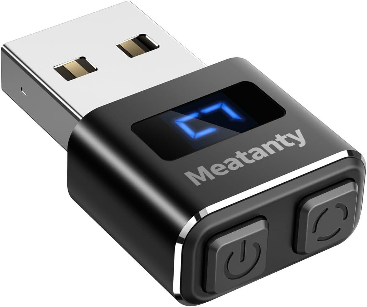 Meatanty Metal Tiny Mouse Jiggler, USB Mouse Mover Undetectable, Automatic Shake