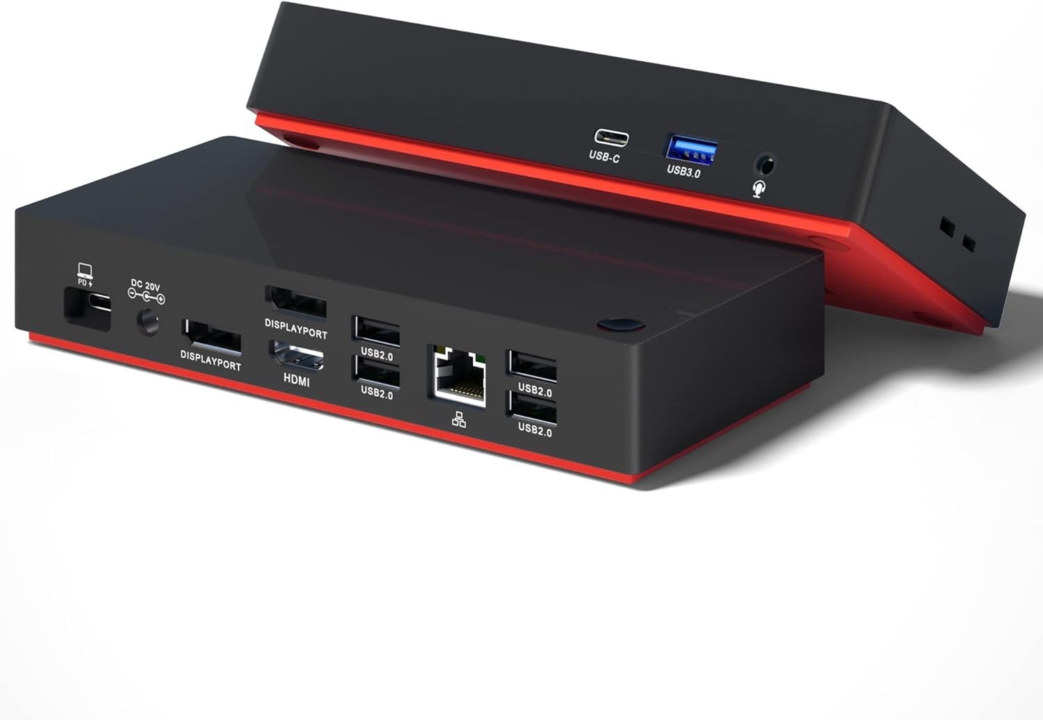 USB C Triple Display Docking Station with Laptop Charging, for Thunderbolt, USB4