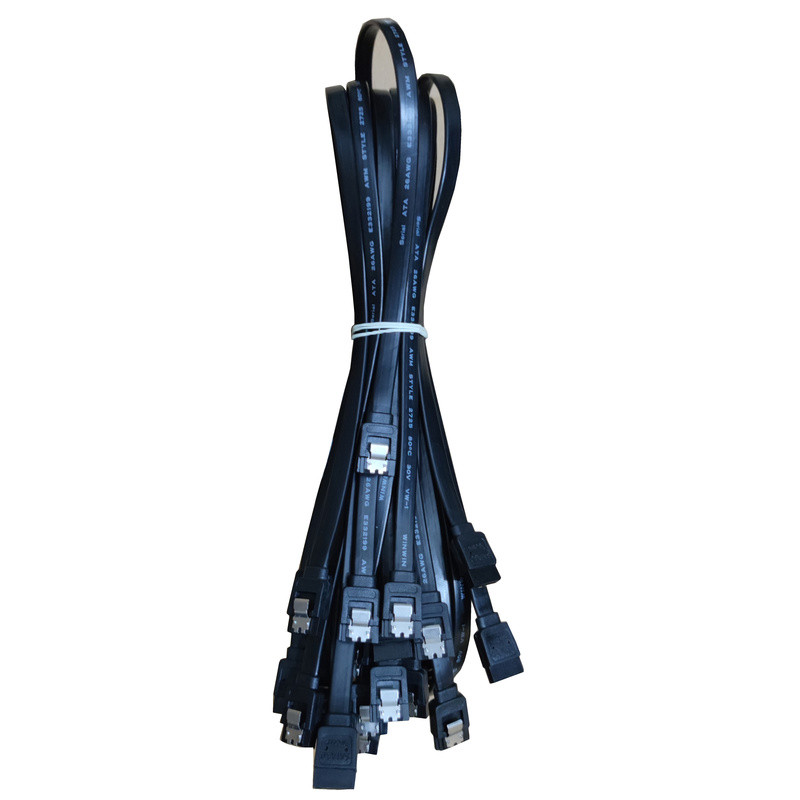 1 METER BLAK SATA ABLE SATA 1, SATA 2, SATA 3 6Gb/s Fast Ship