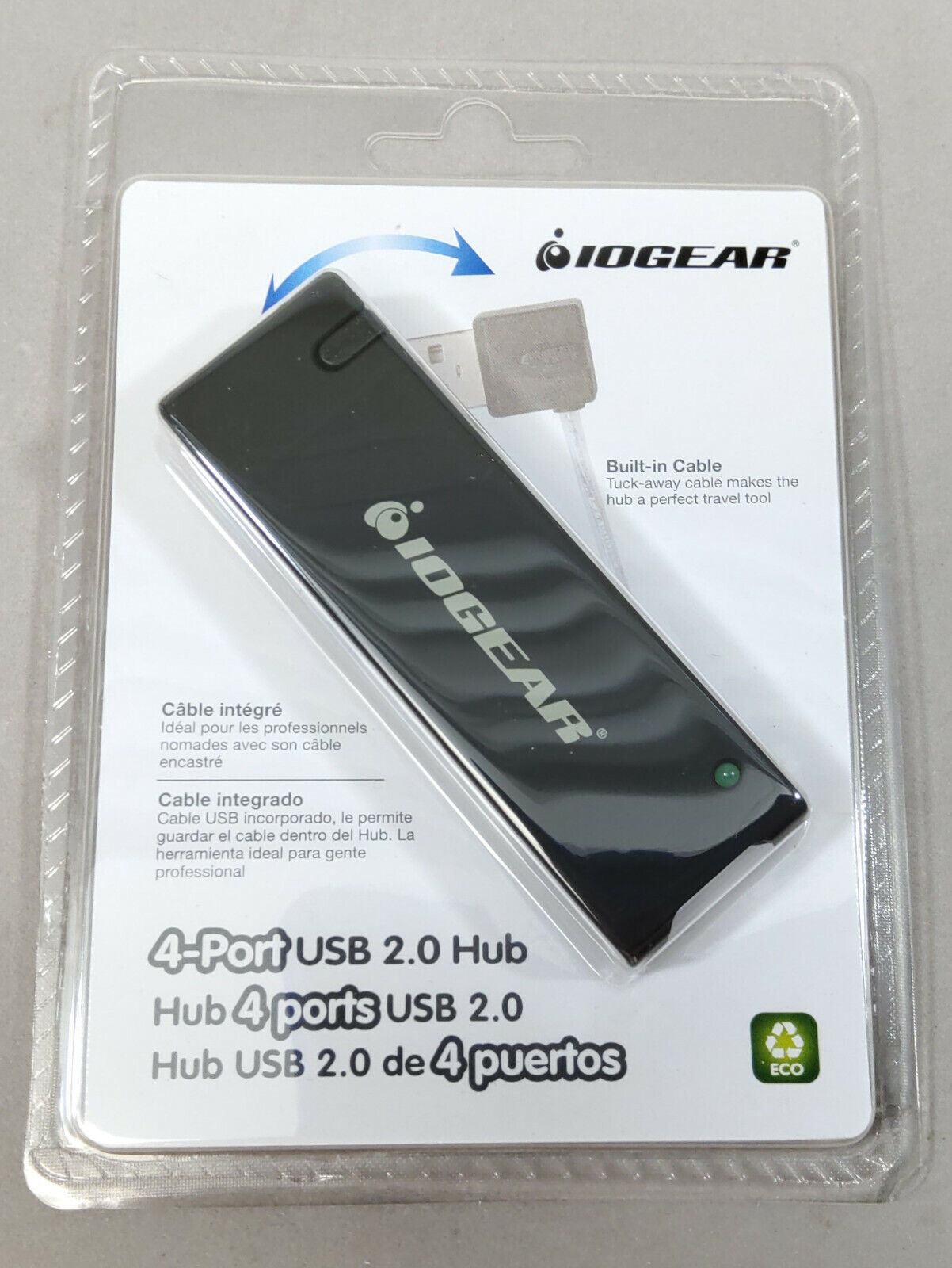 Brand New IOGEAR 4-Port Hi-Speed USB 2.0 Hub  Model GUH285W6 