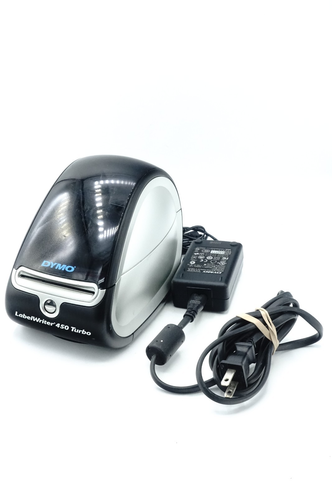DYMO LabelWriter 450 Turbo Thermal Label Printer 1750283 Tested w/ Power Supply