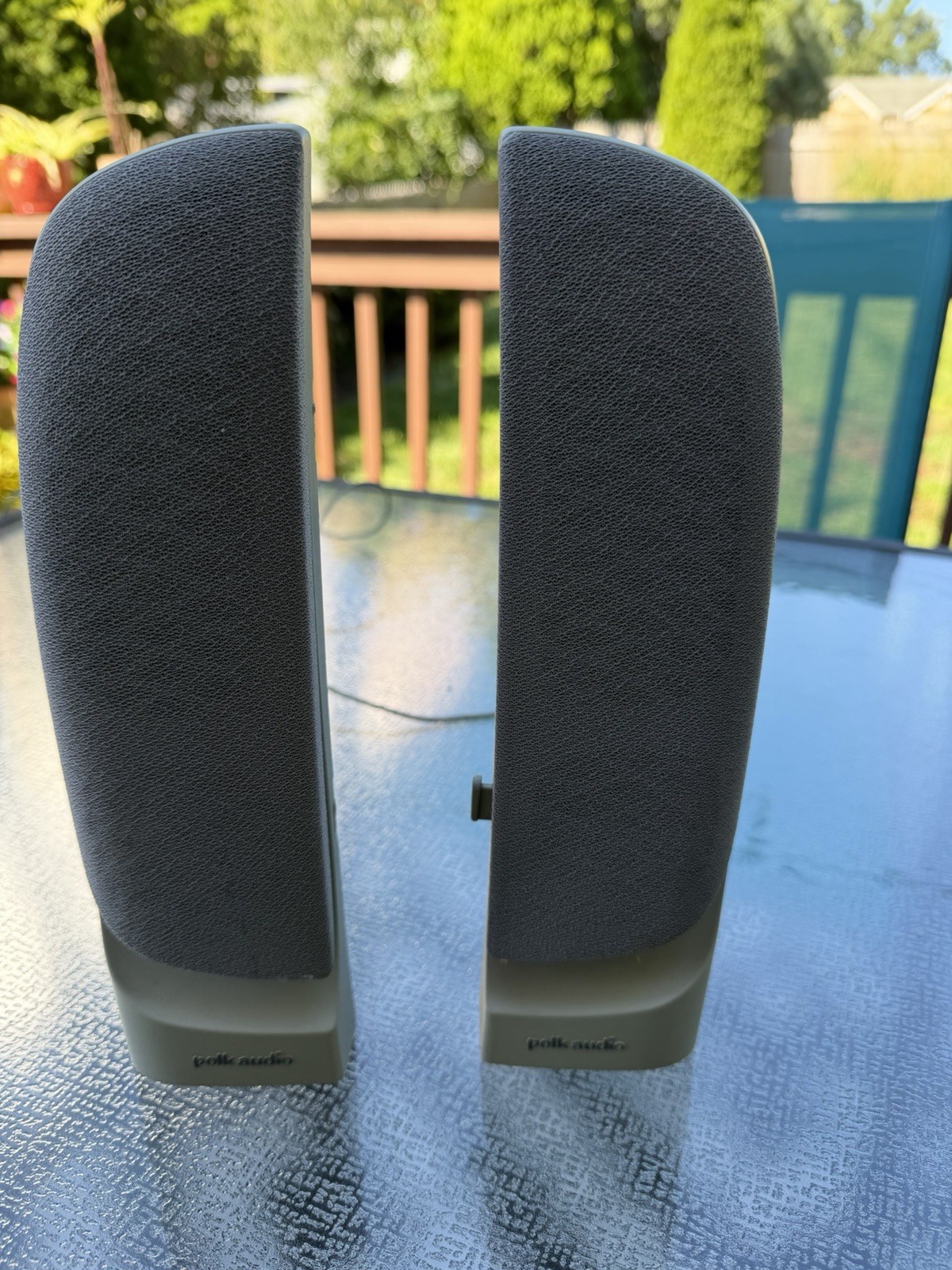 Vintage Polk Audio Computer Multimedia Speakers N279 