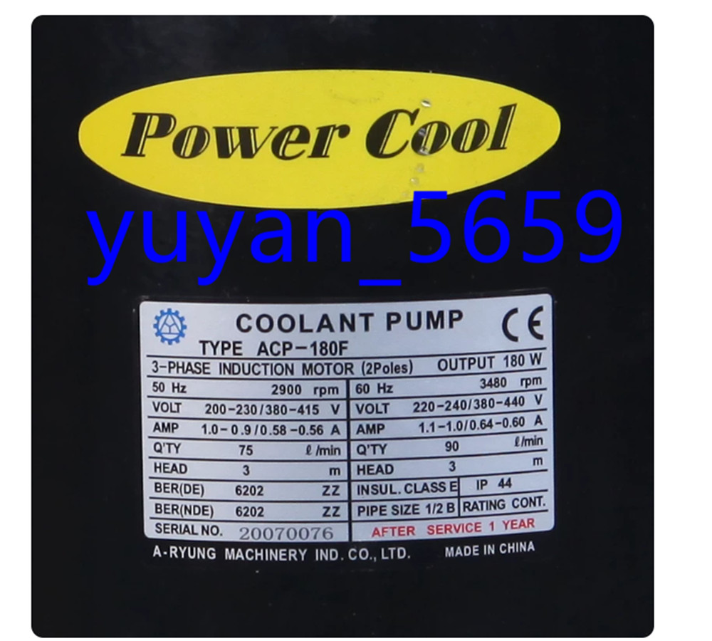 1PCS NEW A-RYUNG cooling pump ACP-180F Via DHL or FedEX