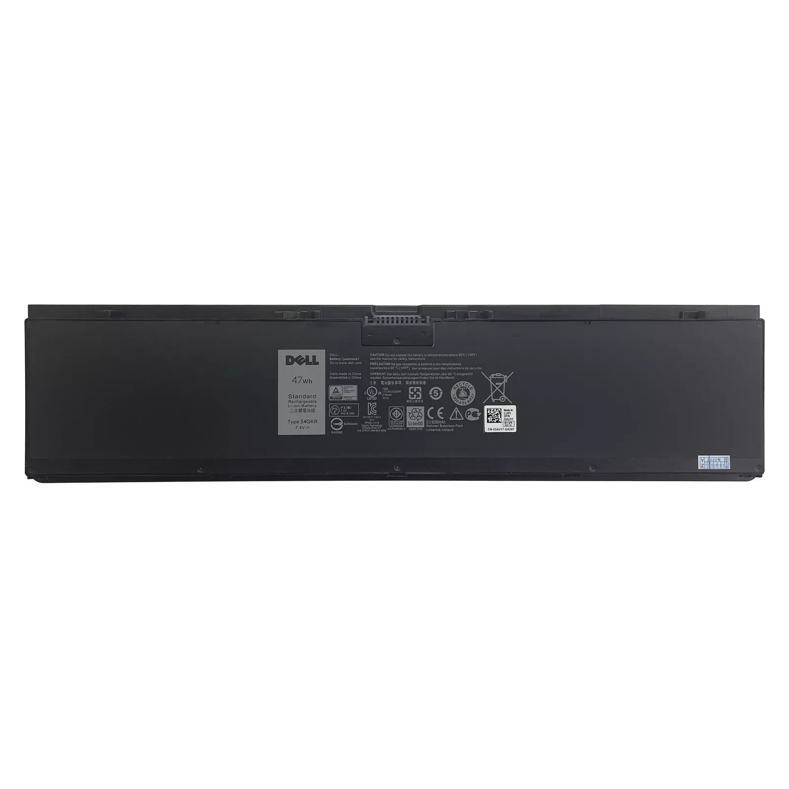 Original 47Wh 34GKR Battery For Dell Latitude E7440 E7420 PFXCR T19VW 451-BBFS
