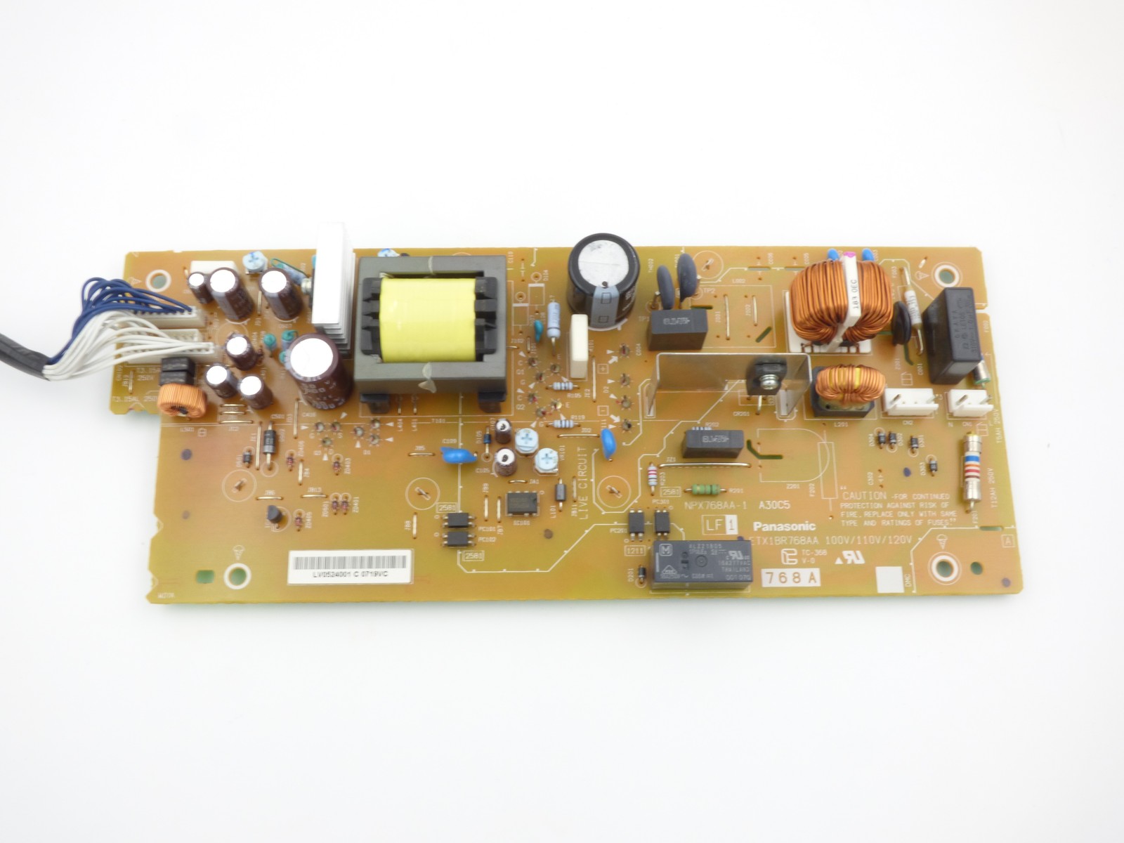 Brother Low Voltage Power Supply LV0524001 From HL-4570CDW Printer Used