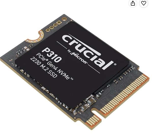 Crucial P310 2TB M.2 2230 SSD, PCIe Gen4 NVMe (CT2000P310SSD2)