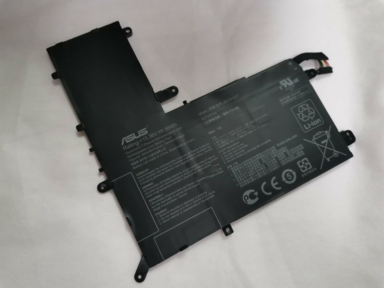 Genuine B41N1827 Battery for Asus ZenBook Flip 15 UX562FD UX562FA 0B200-0307020