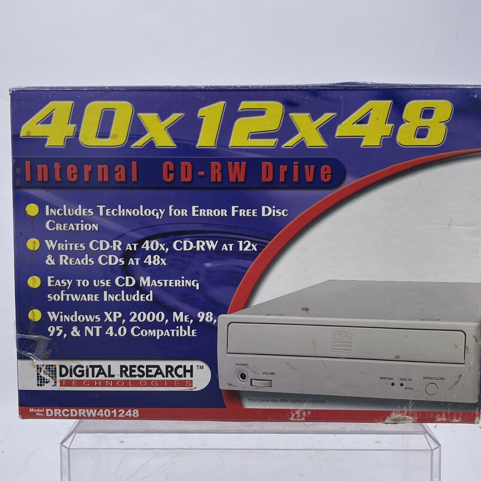 Digital Research Technologies - Internal CD-RW Drive 40x12x48 Model DRCDRW401248