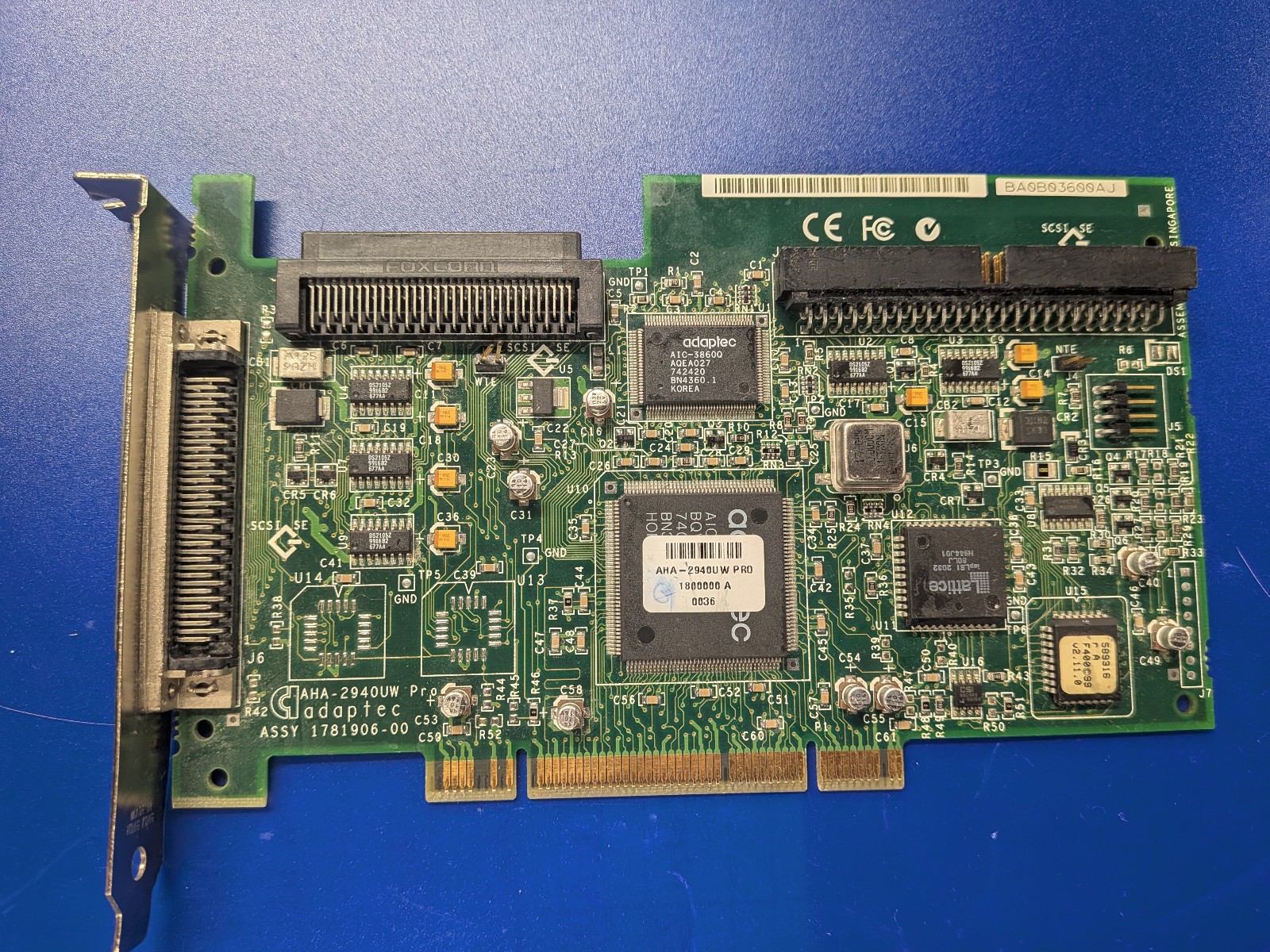 ADAPTEC/AHA-2940UW UltraWide PCI SCSI CARD