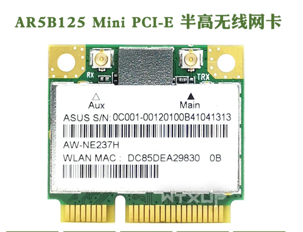 Atheros AR5B125 Half MINI PCI-E 802.11 b/g/n 150Mbps 2.4G Wireless Card