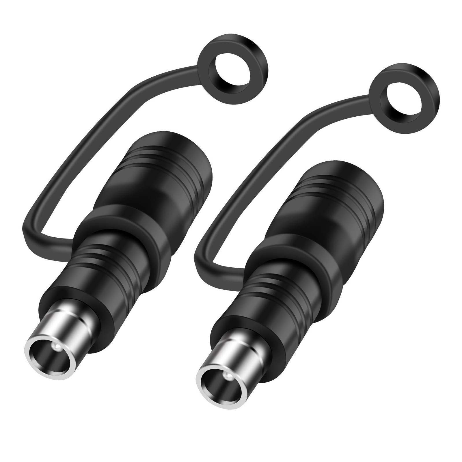 DC 5.5x2.1mm Female to DC 8.0x2.0mm Male Adapter, 2Pcs DC8020 Male to