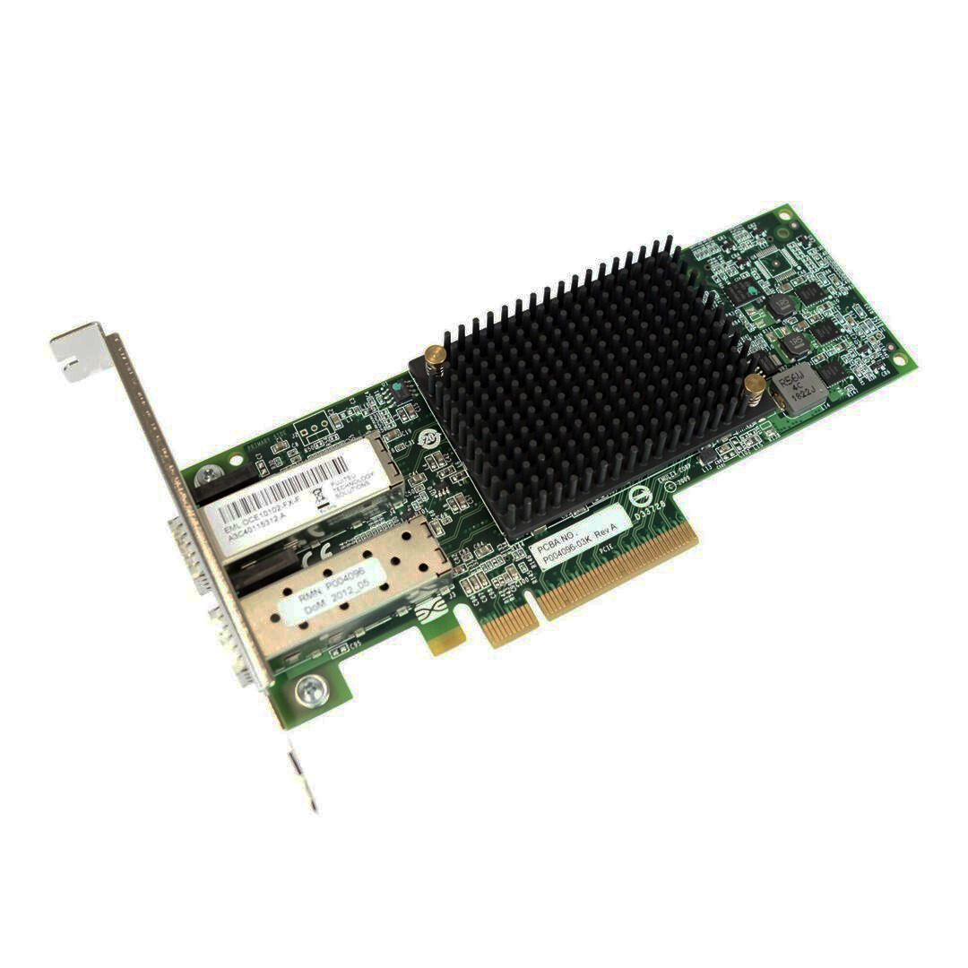 New Fujitsu Emulex Dual Port 10Gb FCoE PCIe CNA Card A3C40115318 OCE10102L-FX-F