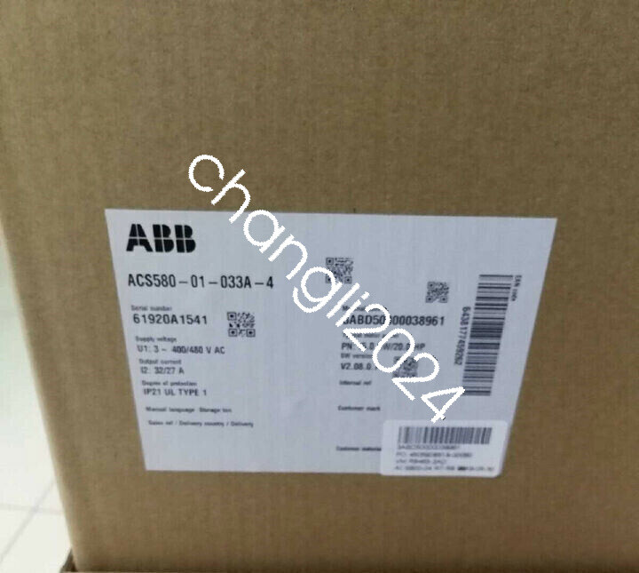 ACS580-01-033A-4 1PCS NEW Frequency Converter ACS580-01-033A-4 Fast delivery