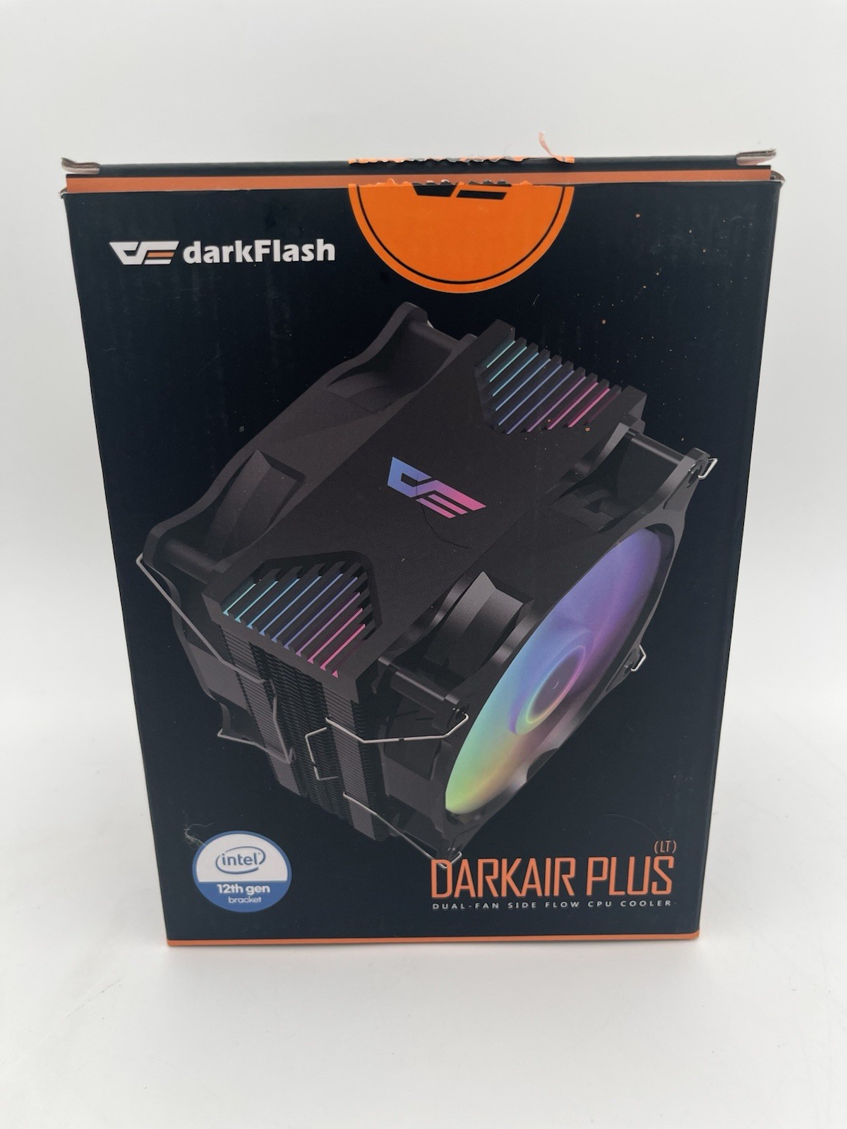 DarkFlash Intel Darkair Plus RGB CPU Air Cooler 4 Heatpipes Dual 120mm Fans