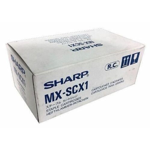 Sharp MX-SCX1 Staple Cartridge - for Paper - 3 / Carton (MXSCX1_64)