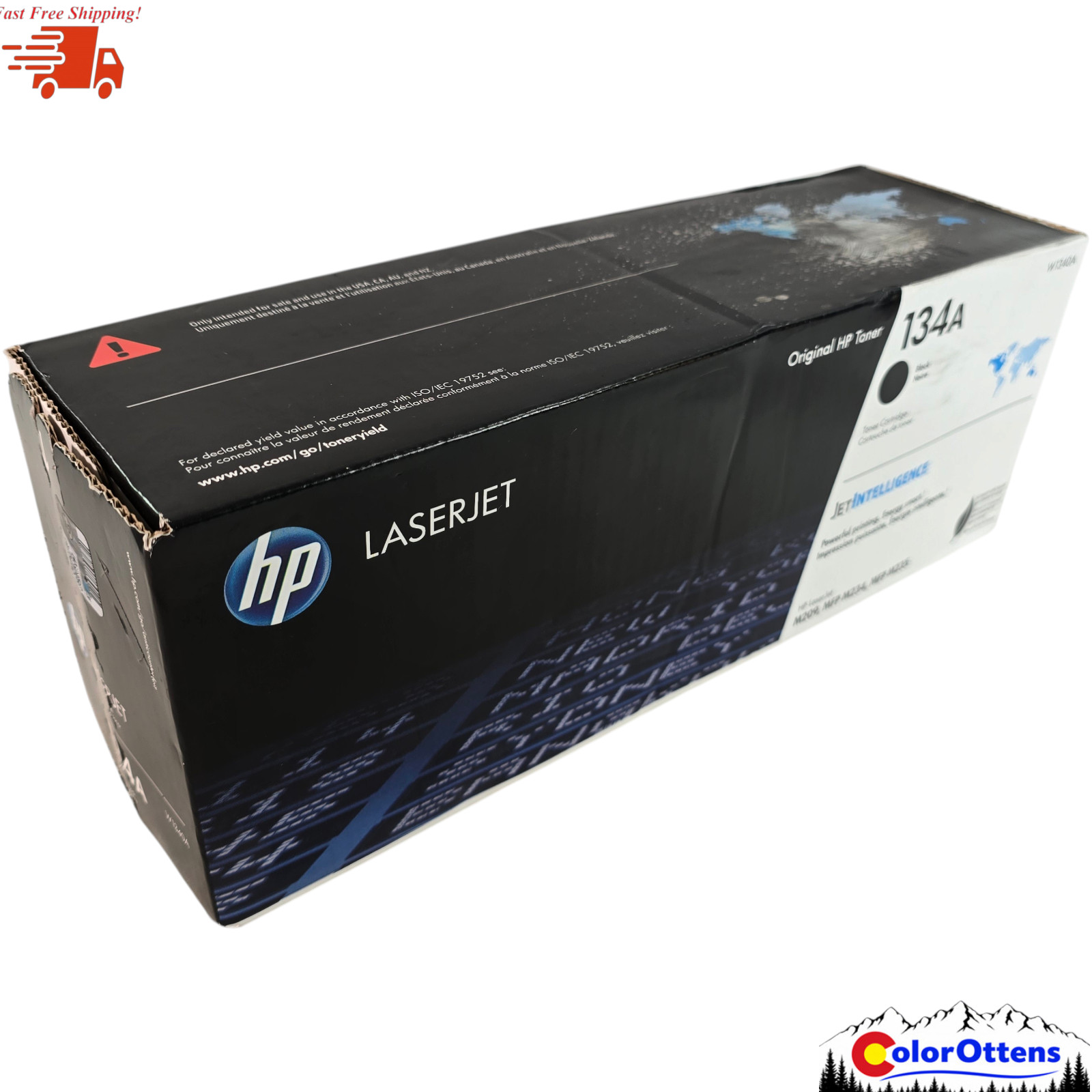 HP 134A W1340A Black Original LaserJet Toner Cartridge Genuine OEM Sealed M209