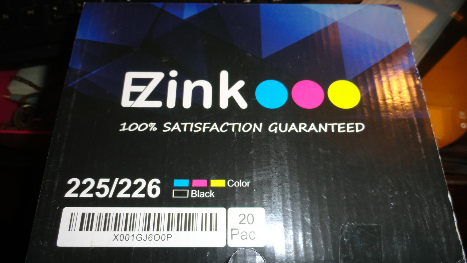EZINK 225/226 Premium Ink Cartridge Multipack 20 for Inkjet Printer - NIB
