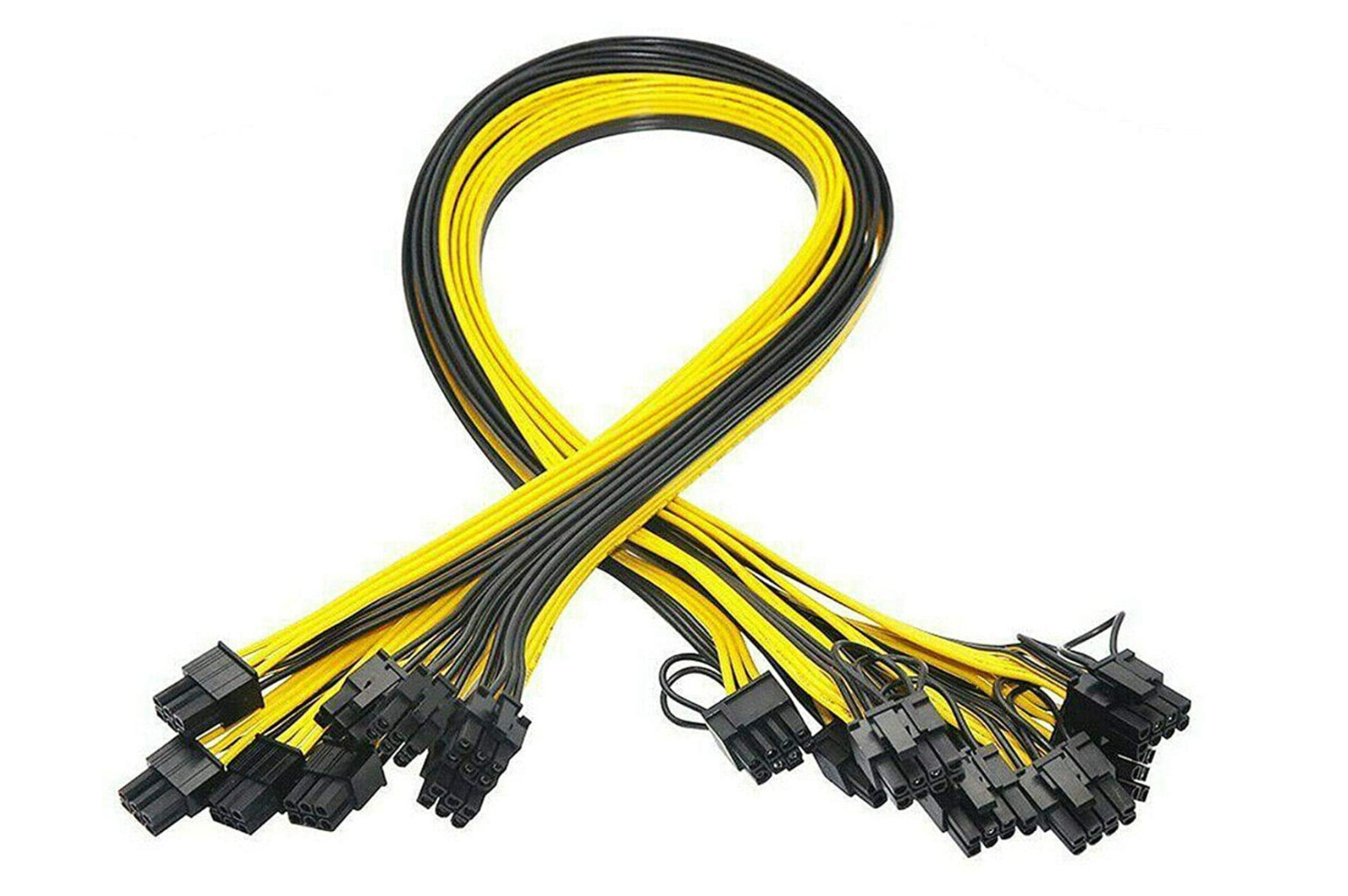 10 Pack 3ft PCIE Power Cables for GPU / ASIC Mining