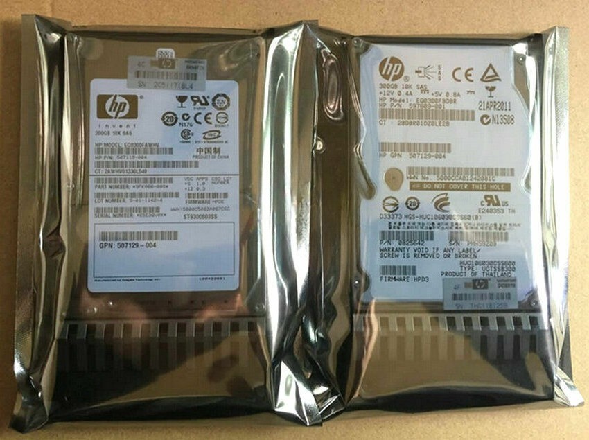 HP EG0300FAWHV 300GB 10K RPM 2.5" 双端口 670823-001 507127-B21 SAS 硬盘驱动器-