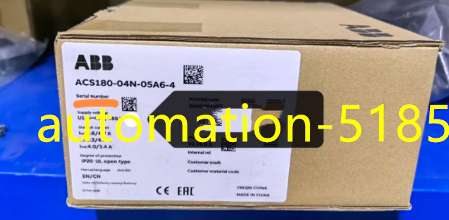1PC  ABB Inverter ACS180-04N-05A6-4 New fedex or DHL