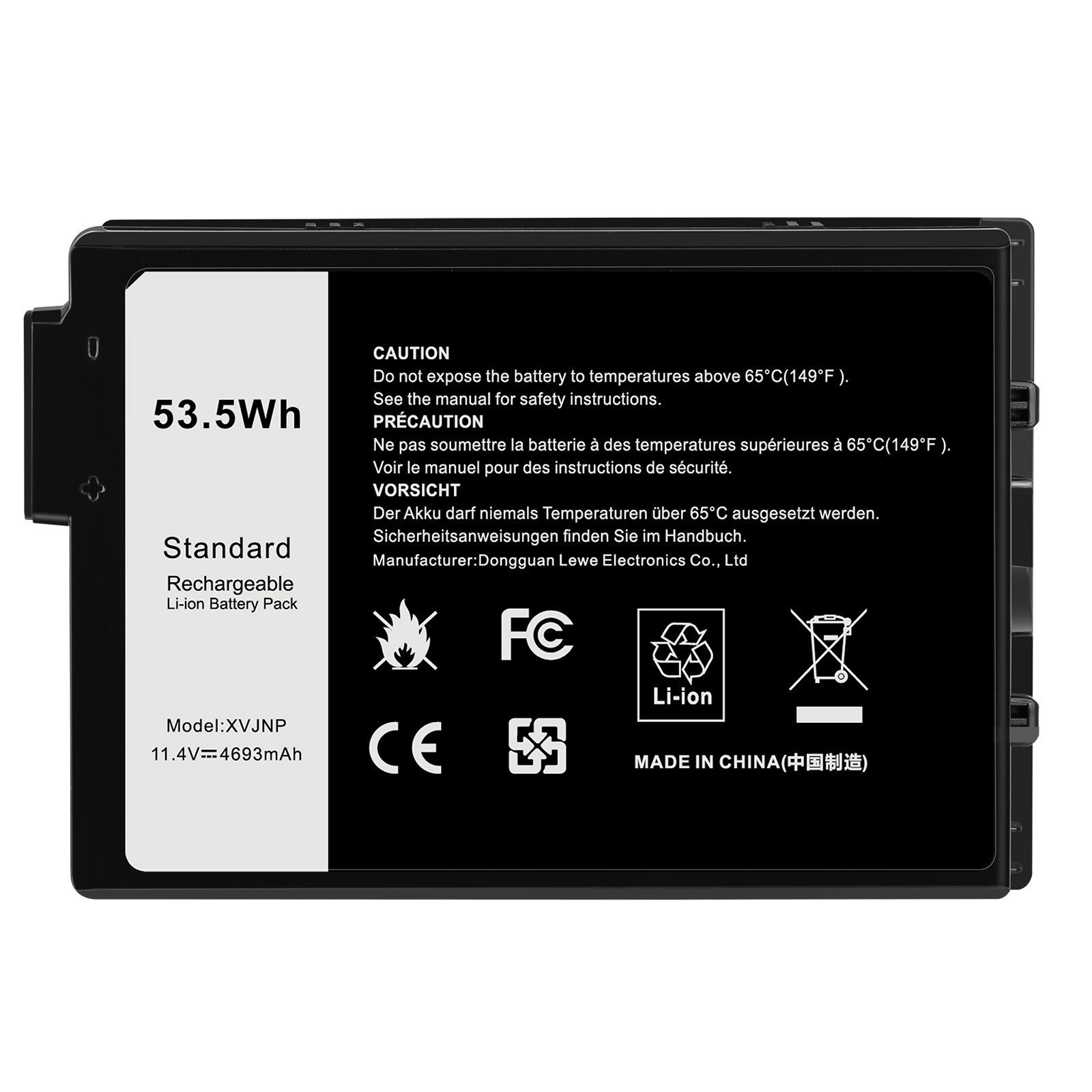 💖LOT OF XVJNP Battery For Dell Latitude 5430 7330 Rugged Extreme 6JRCP 451-BCWQ