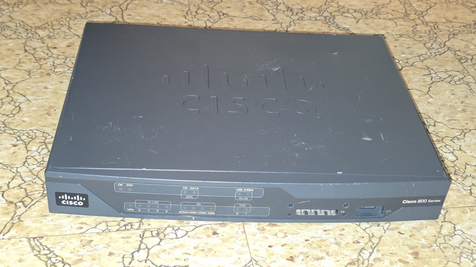Cisco CISCO888G-K9 SHDSL Sec Router w/ 3G B/U