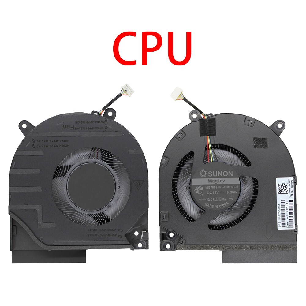 CPU GPU Cooling Fan Replacement N44738-001 For HP Victus 16-R 16-R0073CL Laptop