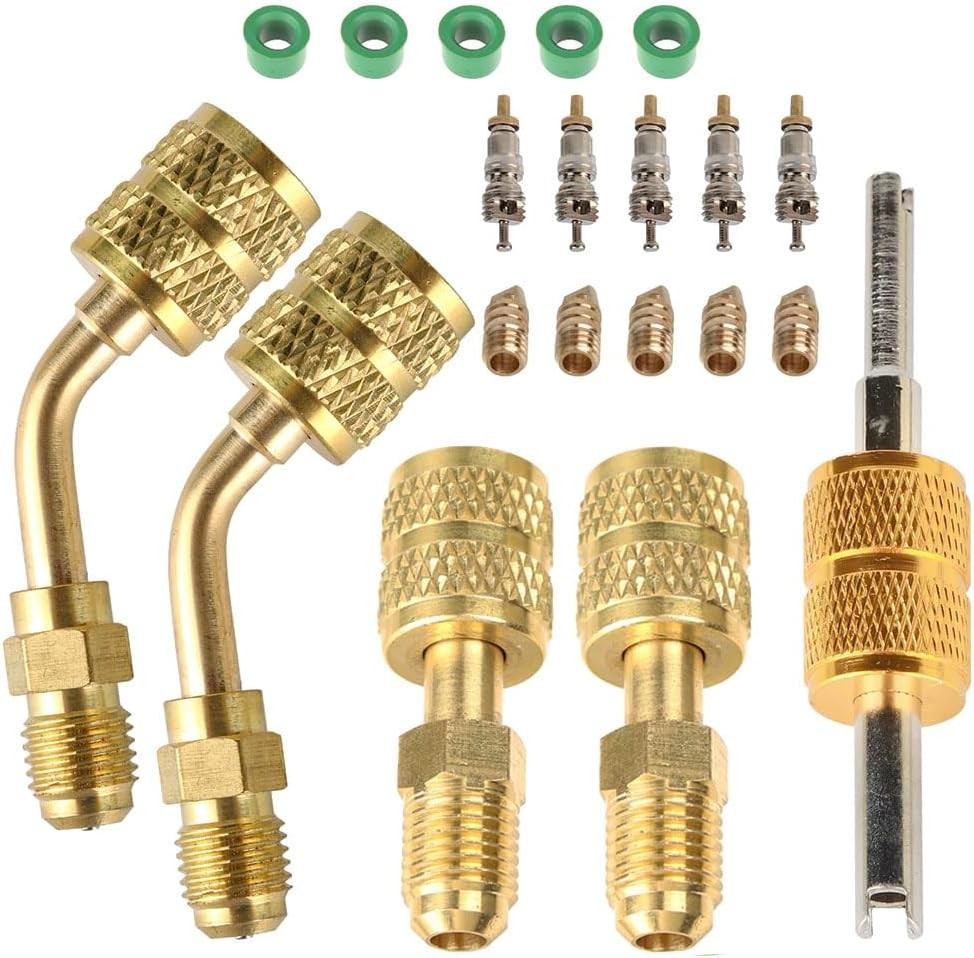 R410a Adapter for Mini Split System, Charging Vacuum Port R410a adapter kit