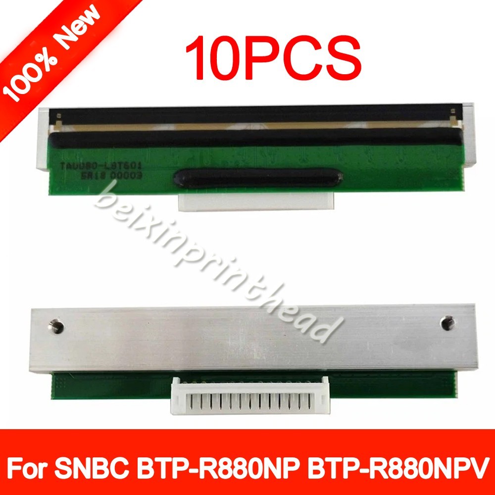 10X New  Thermal Printhead For SNBC BTP-R880NP BTP-R880NPV Label Printer Head