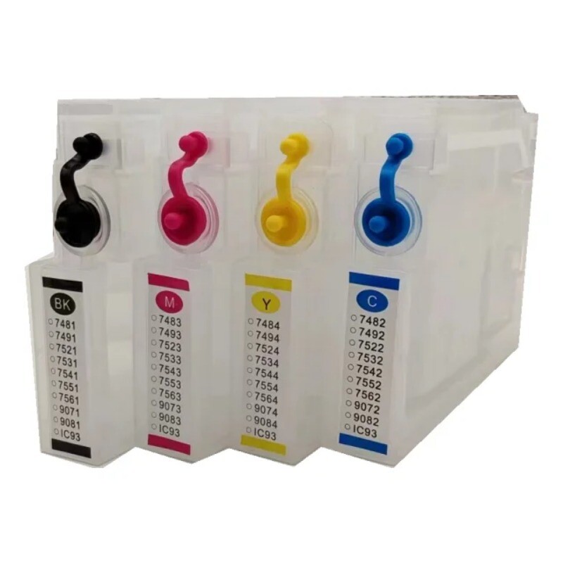 4pc Compatible Refillable Ink Cartridge T01B1-T01B4 for WF-C8190a 8690A