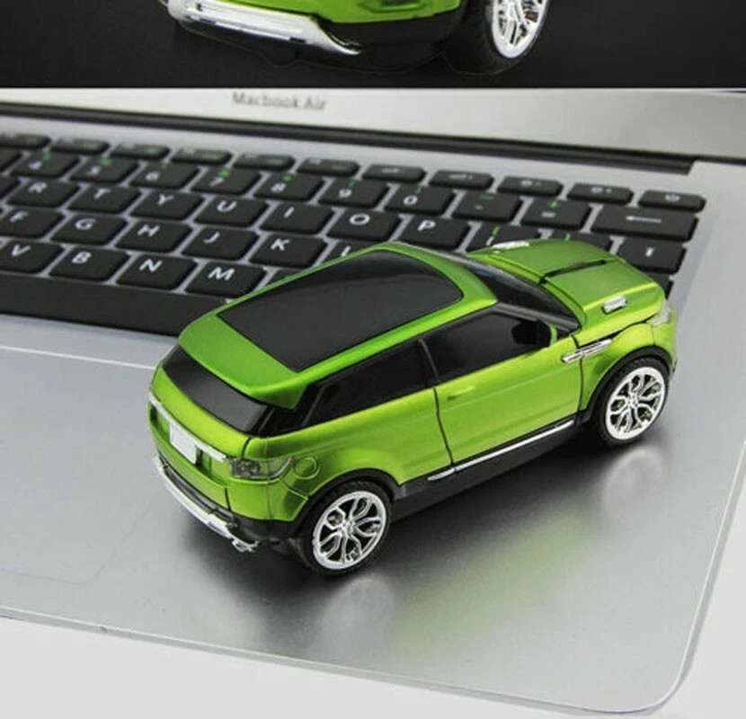 LED Headlights 2.4G Wireless Optical Cool Design Sports Car Wireless Mouse