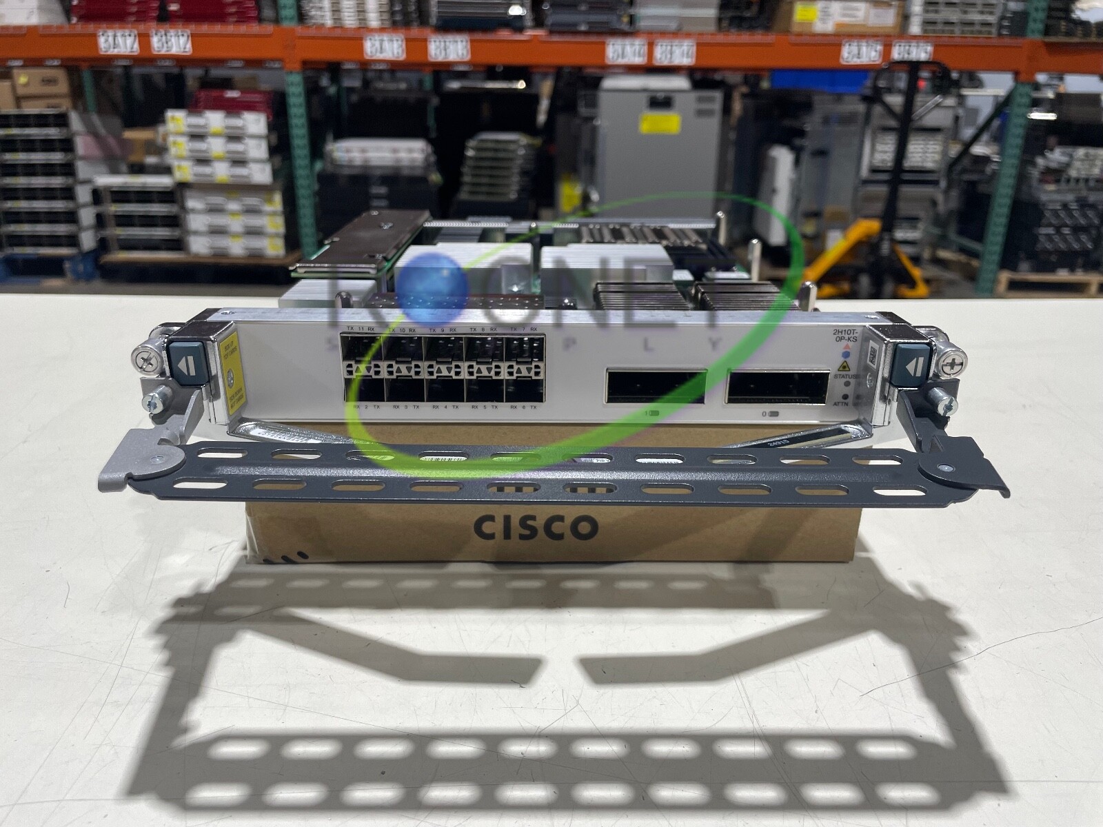 (NEW)CISCO NCS4K-2H10T-OP-KS NCS 4000 2x100G CPAK 10x10G SFP+ OTN/PackLine Card