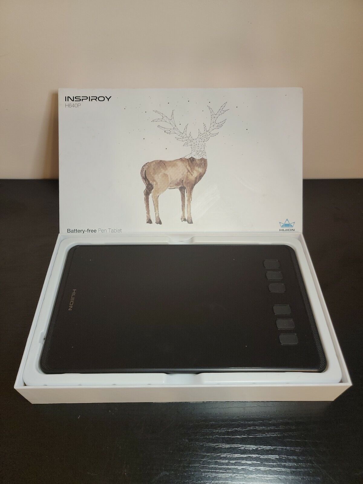 UNUSED Huion Inspiroy H640P Graphics Drawing Tablet