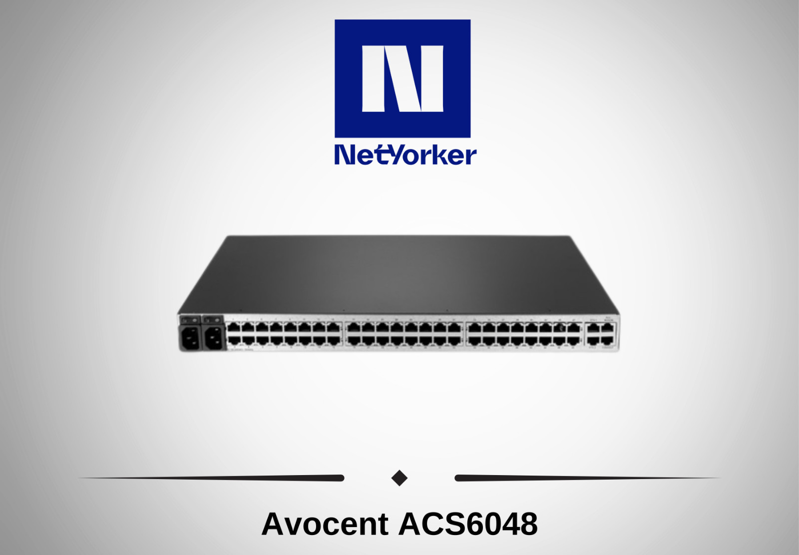 Avocent ACS6048 48 Port Advanced Console Server Remote Management Appliance