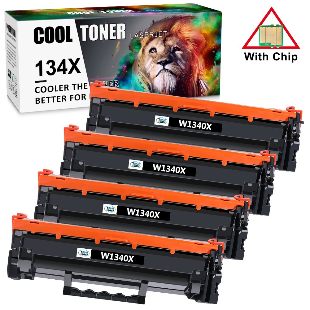 4 x Compatible 134X Toner Cartridges For HP W1340X with Laser Jet M209dw M234sdw